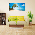 Seascape Canvas Print Art/Home Decoration Canvas Art Beach/Palm Tree Wholesale Stretched Canvas